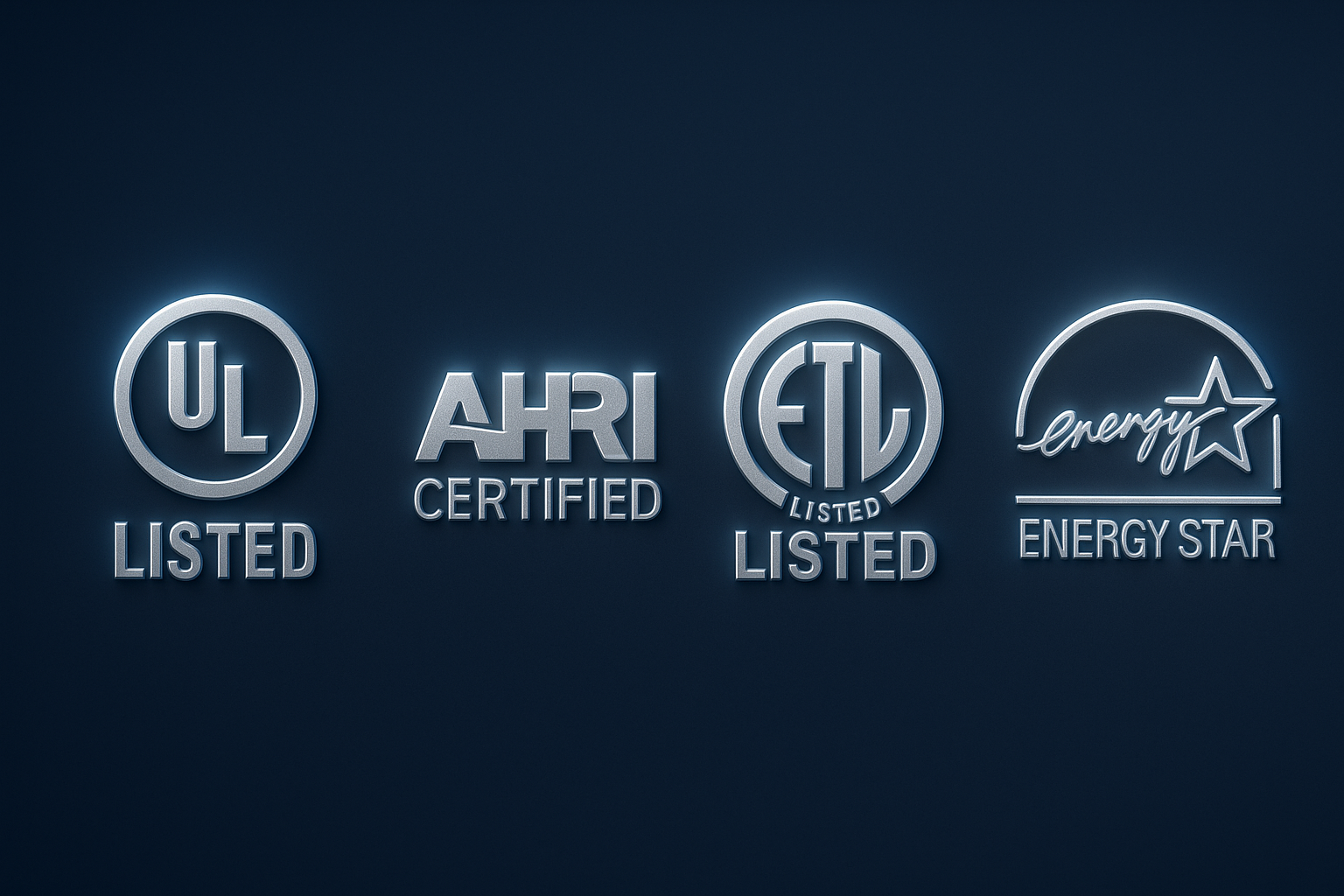 Certifications: UL, ETL, AHRI, Energy Star